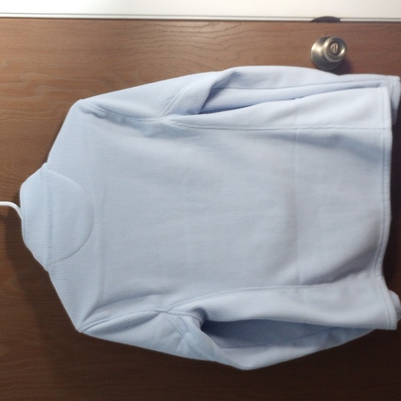 [48] Andrew Marc Light Blue Zip Up Turtleneck Light Jacket Size Small - Picture 6 of 6